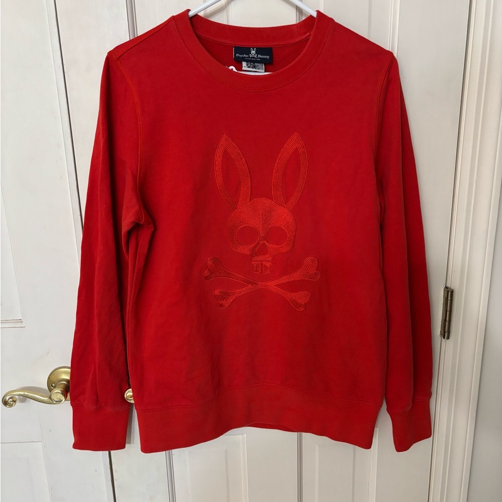 Psycho Bunny Vibrant Red Crewneck